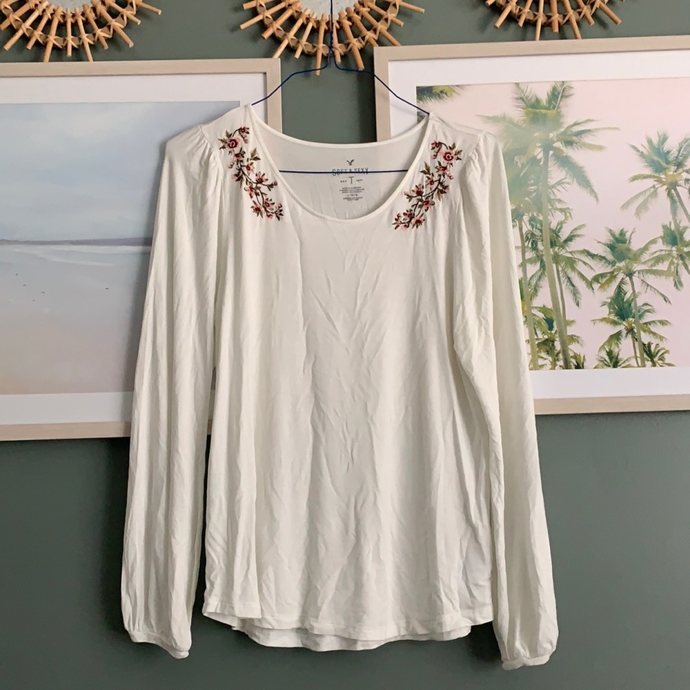 AE Embroidered Soft & Sexy Tee